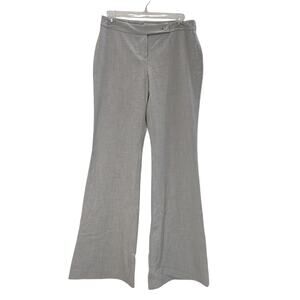 Michael Kors Berkeley Fit Casual Trousers Flared Dress Pants Gray Womens Size 4